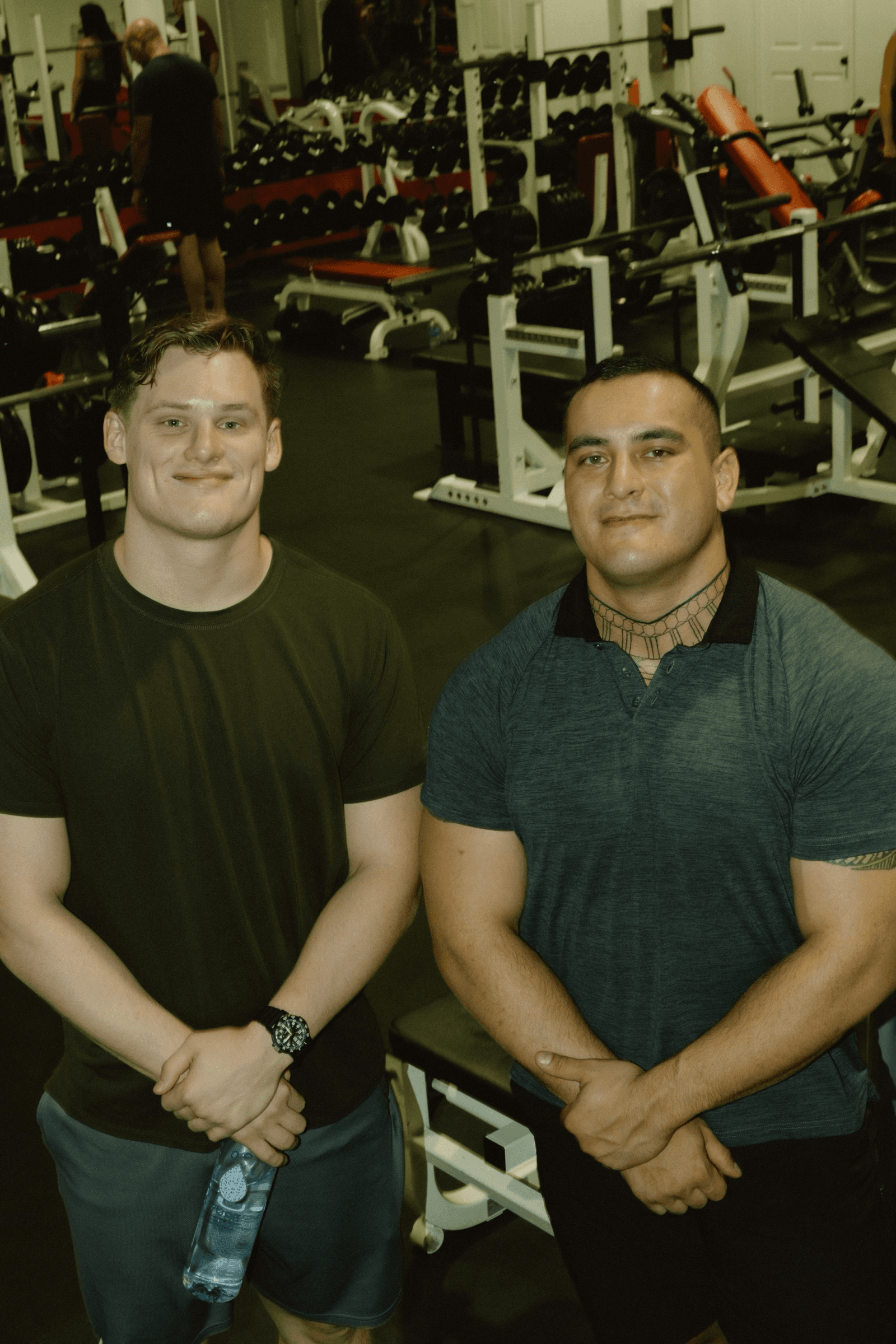 Georgetown Fitness training moment on the gym floor